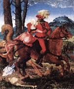 BALDUNG GRIEN, Hans The Knight, the Young Girl, and Death ddww USA oil painting artist